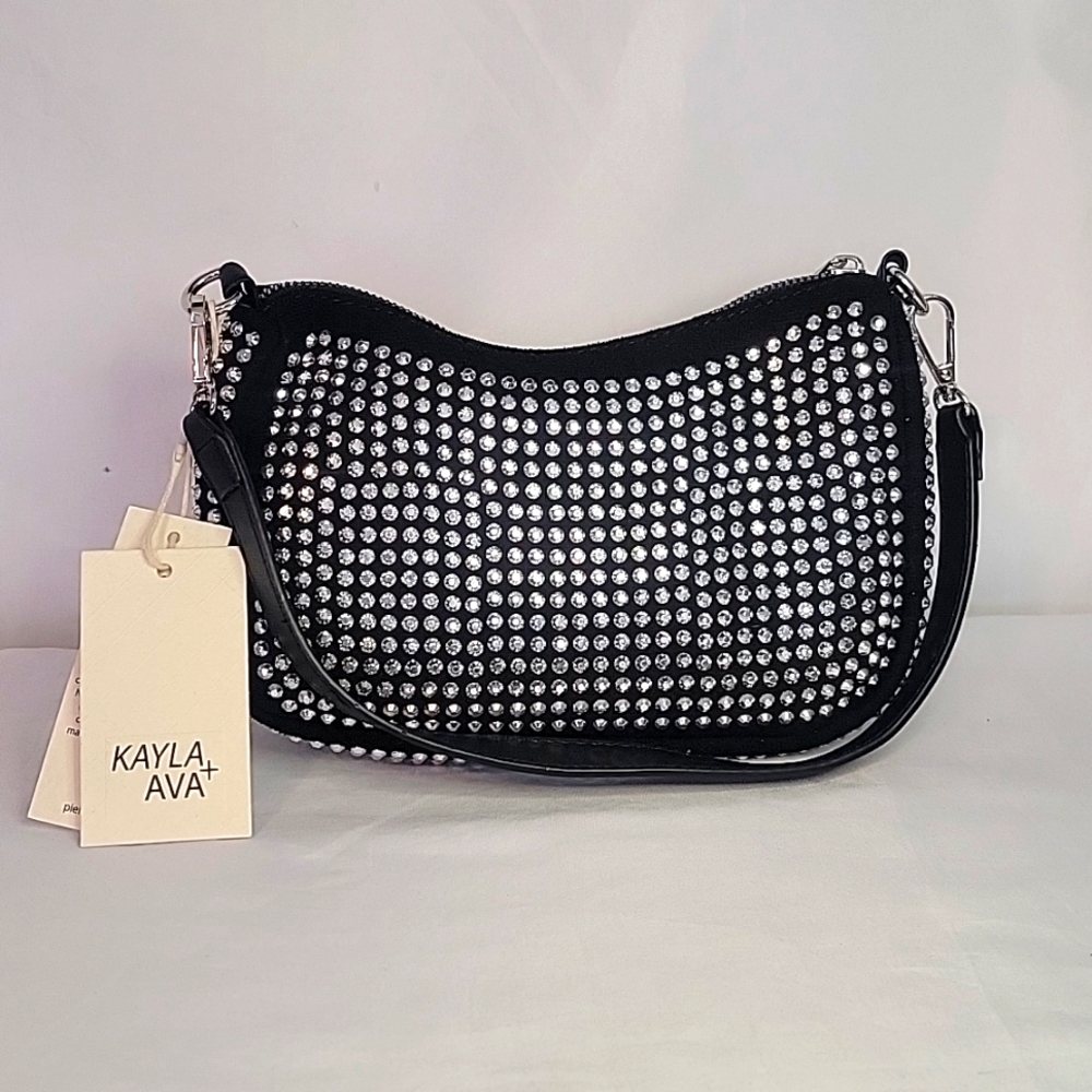 Kayla Ava vegan studded handbag